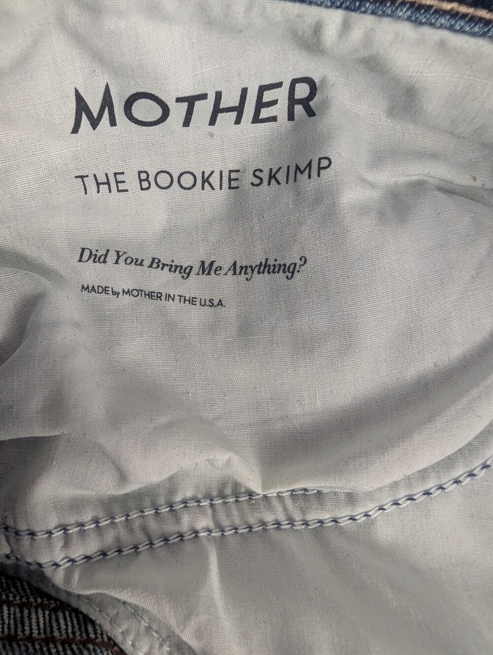 MOTHER SUPERIOR The Bookie Skimp In Did You Bring Me Anything Sz 25 $268 NWT - Picture 12 of 15